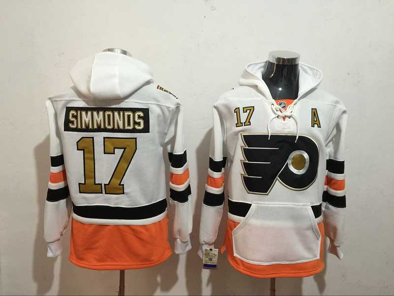Philadelphia Flyers #17 Wayne Simmonds White All Stitched Hoodie Sweatshirt,We sell and wholesale Philadelphia Flyers #17 Wayne Simmonds White All Stitched Hoodie Sweatshirt on line form chian!